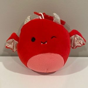 Squishmallow Karlie the Bat Clip Halloween 2023 NWT